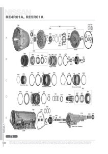 Nissan RE4R01A RE5R01A Explosionszeichnung Ersatzteil Katalog PDF