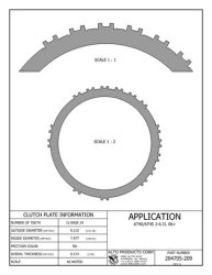 6T40 6T45 6T50 Steel Plate 2-6 Clutch 06-up