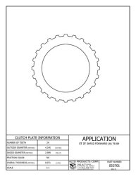 ZF Transmission Steel Plate