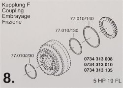 ZF5HP19 FL Subkit Number 8 from Overhaul Kit 1995-up