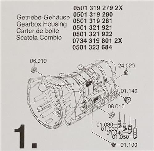 ZF6HP19 ZF6HP21 X Subkit Number 1 from Overhaul Kit BMW 1071298007