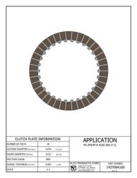 ZF6HP19 ZF6HP21 Clutch Plate Friction Plate Lined Plate...
