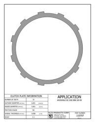AW50-40LE AW50-41LE Lamellenkupplung Aussenlamelle 89-98...