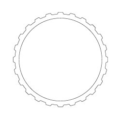RE4R01A RL4R01A Clutch Plate External Teeth 87-Up Forward...
