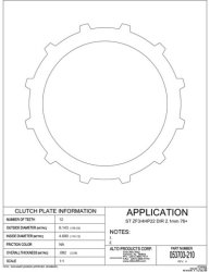 ZF Transmission Steel Plate