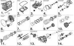ZF8HP95A Getriebe DICHTUNG SATZ