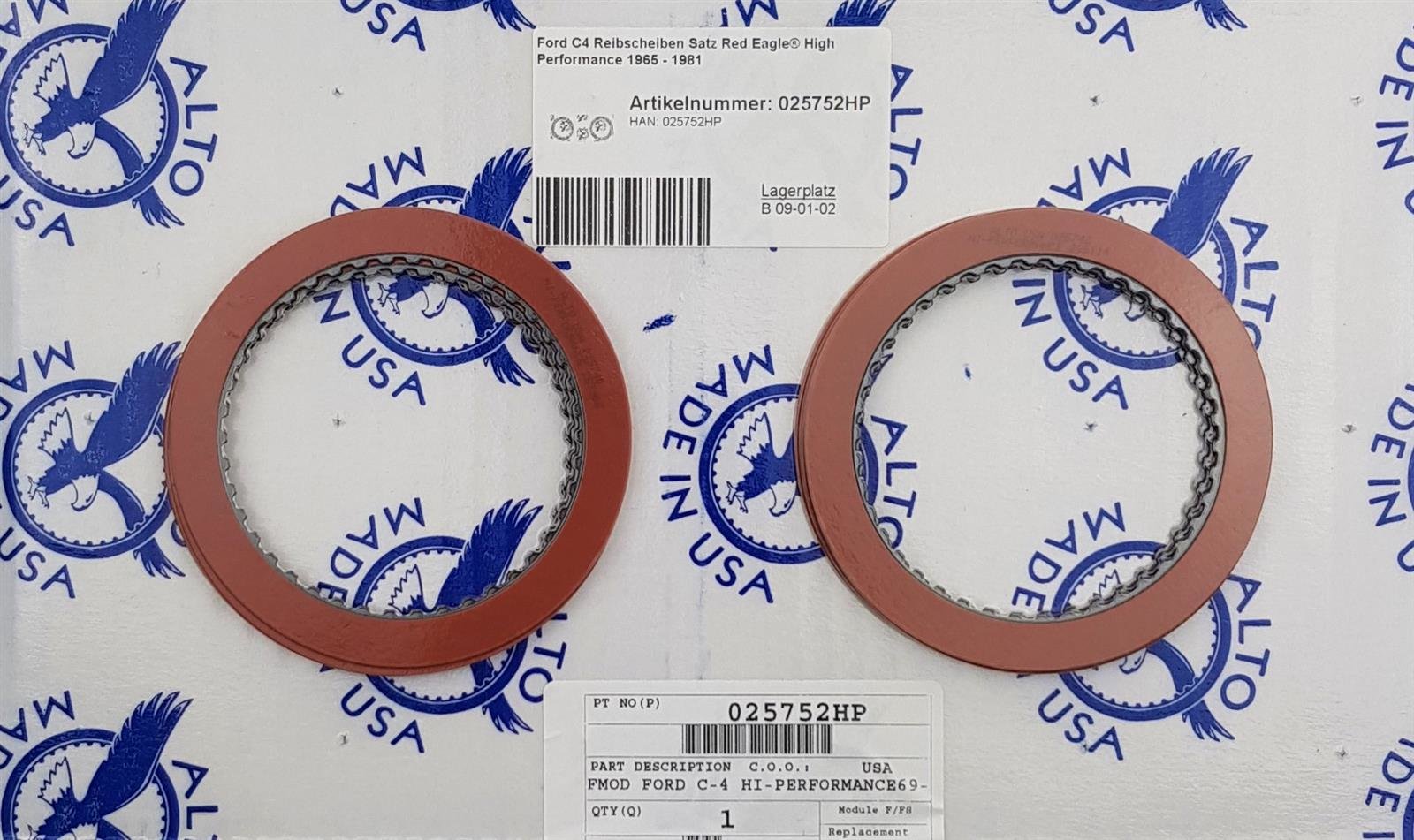 Friction Plate Set C4 65-86