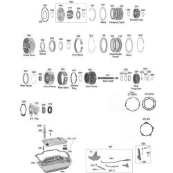 GM TH400 Exploded view spare part catalog PDF