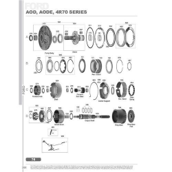 Ford AOD AOD-E 4R70W Exploded view spare part catalog PDF