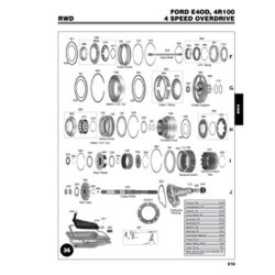 Ford E4OD 4R100 Explosionszeichnung Ersatzteil Katalog PDF