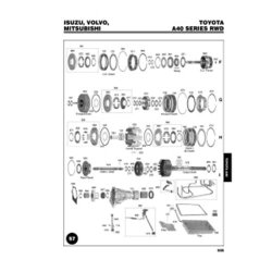 Toyota A40 Serie Exploded view spare part catalog PDF