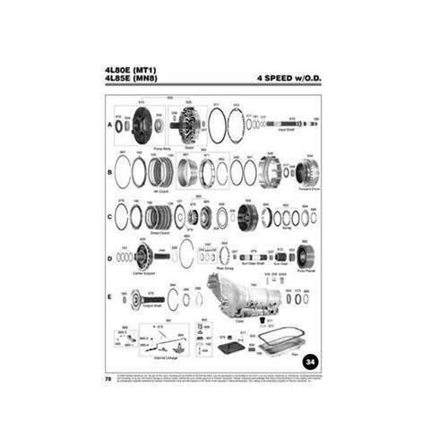 GM 4L80E Explosionszeichnung Ersatzteil Katalog PDF