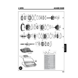 Chrysler Jeep AW4 Toyota A340E Explosionszeichnung Ersatzteil Katalog PDF
