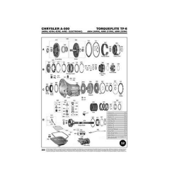Chrysler A500 40RH 42RH 42RE 44RE Exploded view spare...