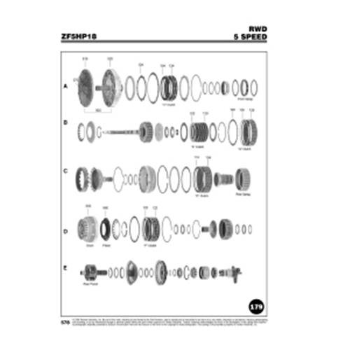 ZF5HP18 Exploded view spare part catalog PDF