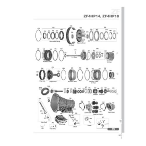 ZF4HP14 ZF4HP18 Exploded view spare part catalog PDF