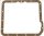 BW35 Gasket Oil Pan 62-76 Cork