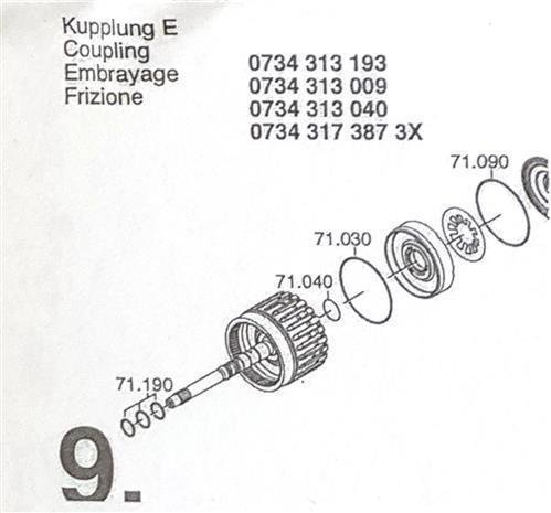 ZF Getriebe O-RING