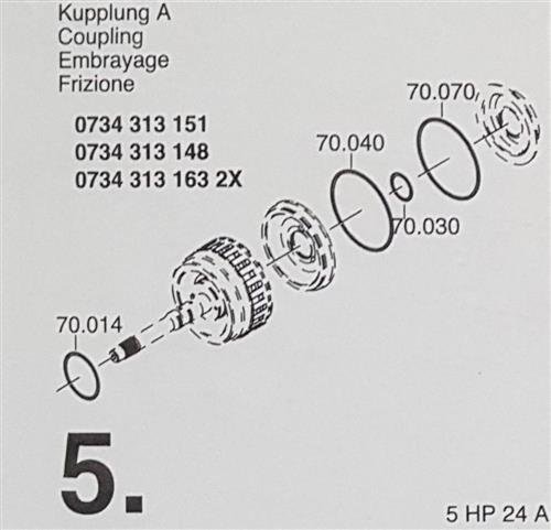 ZF Getriebe RUNDDICHTRING