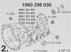 ZF Getriebe WELLENDICHTRING