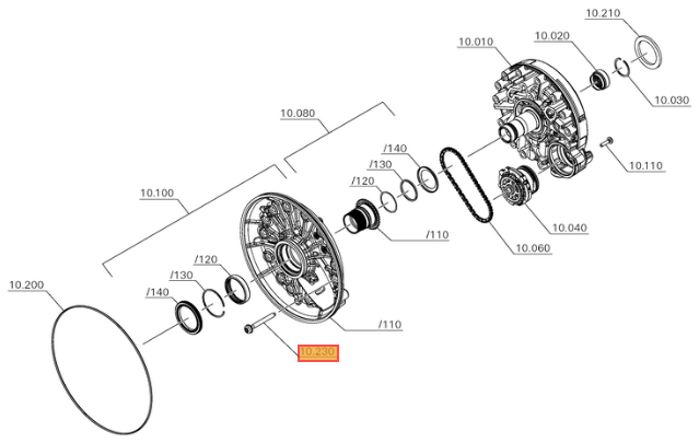 ZF Transmission HEXALOBULAR DRIVING SCREW