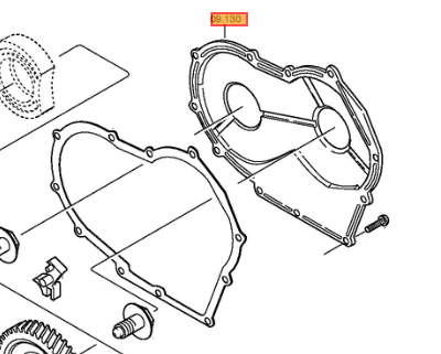 ZF Getriebe STIRNDECKEL 1036309333