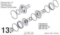 ZF Getriebe SNAP RING